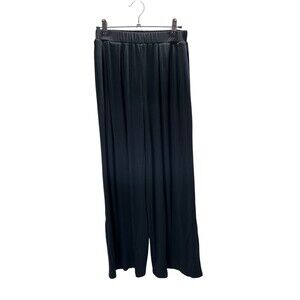 Cider Pants Women's Size Small Black Pull On Stretch Waist Wide Leg